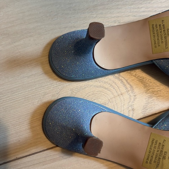 Vintage Y2K Impo sparkly light blue heels - Picture 4 of 8